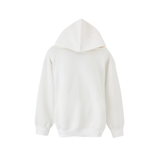 White Unisex Oversized Hoodie