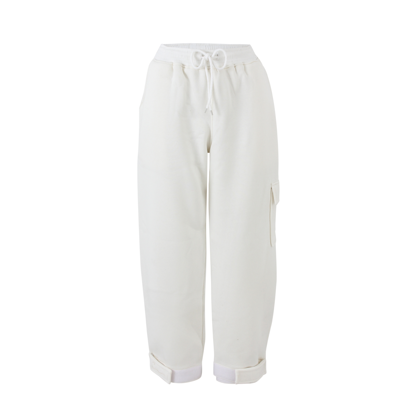 white Unisex Sweatpants