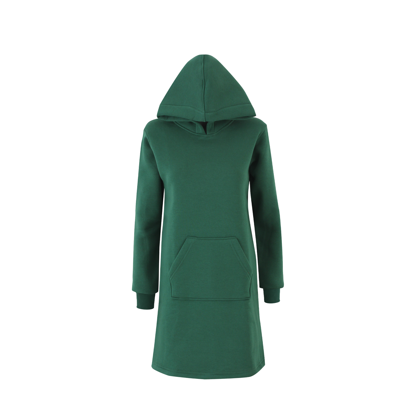 Green Hoodie Dress